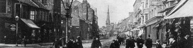 Black and White image of Northgate Darlington from 1902