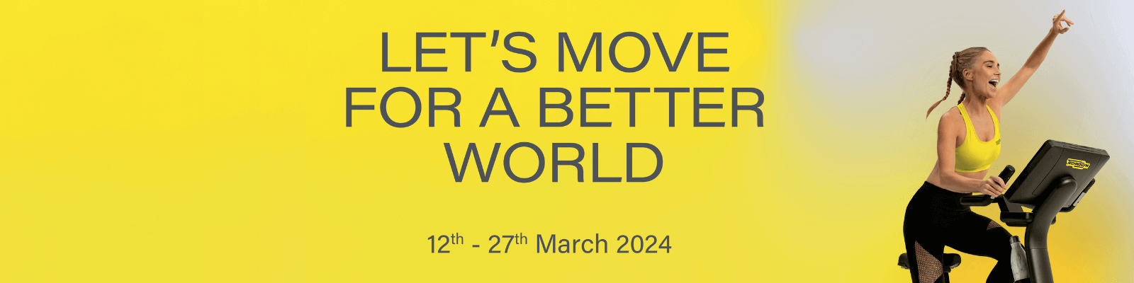 Lets Move for a better World 12-27 March 2024 poster