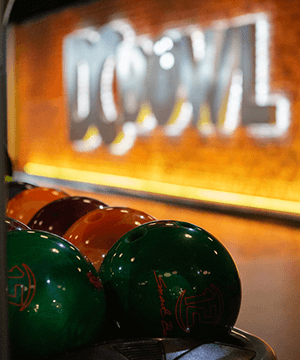 Bowling balls at DC Bowl