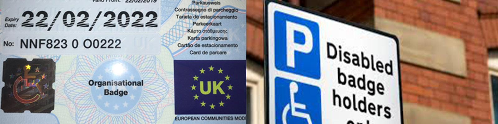 Disabled blue badge - .de