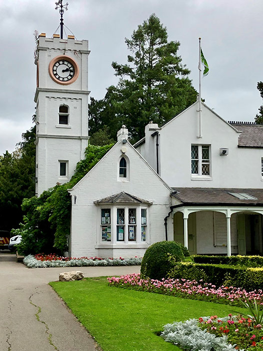 The Cafe and clock tower at South Park