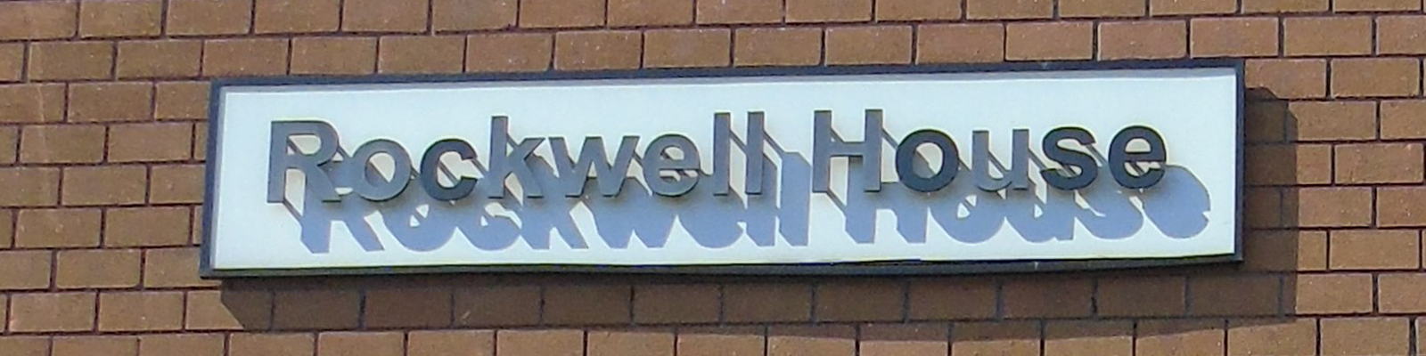 the street sign for Rockwell house