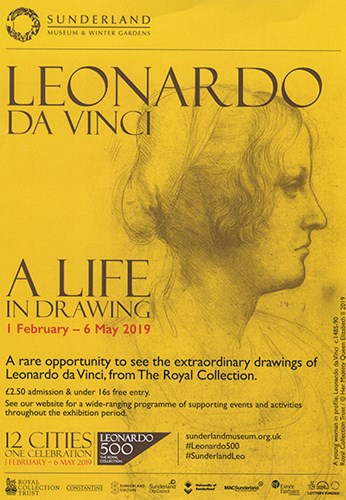 Leonardo da Vinci exhibition poster