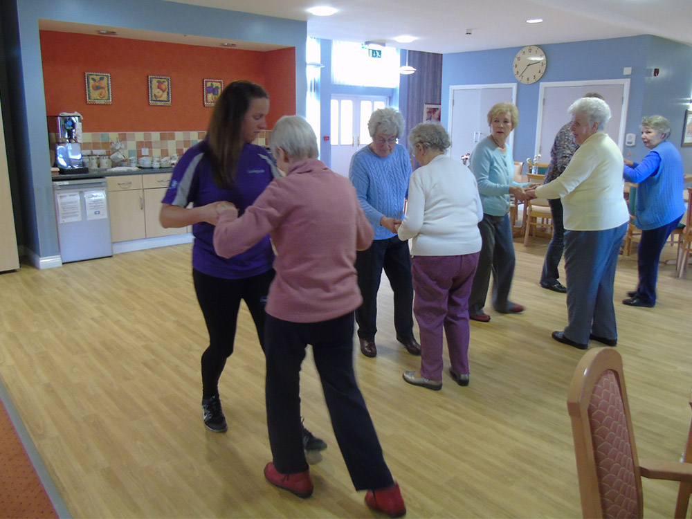 members of the dance group