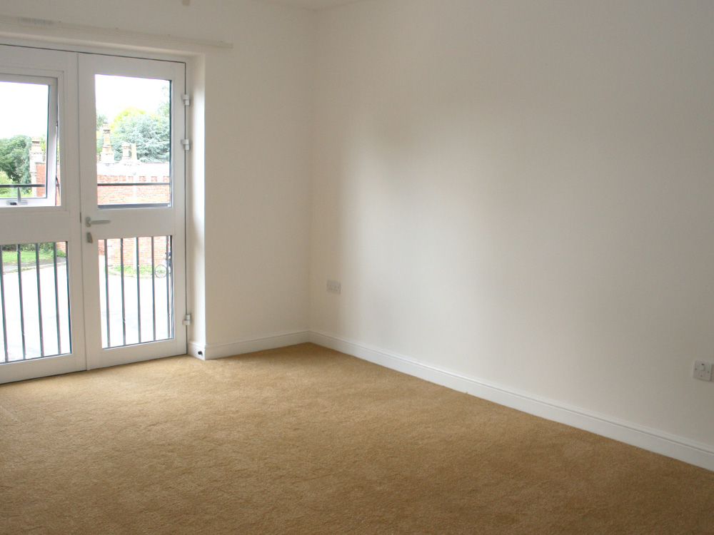 a empty flat at Linden Court