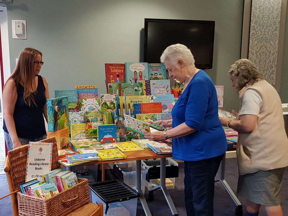 the book club visiting Roxby Court