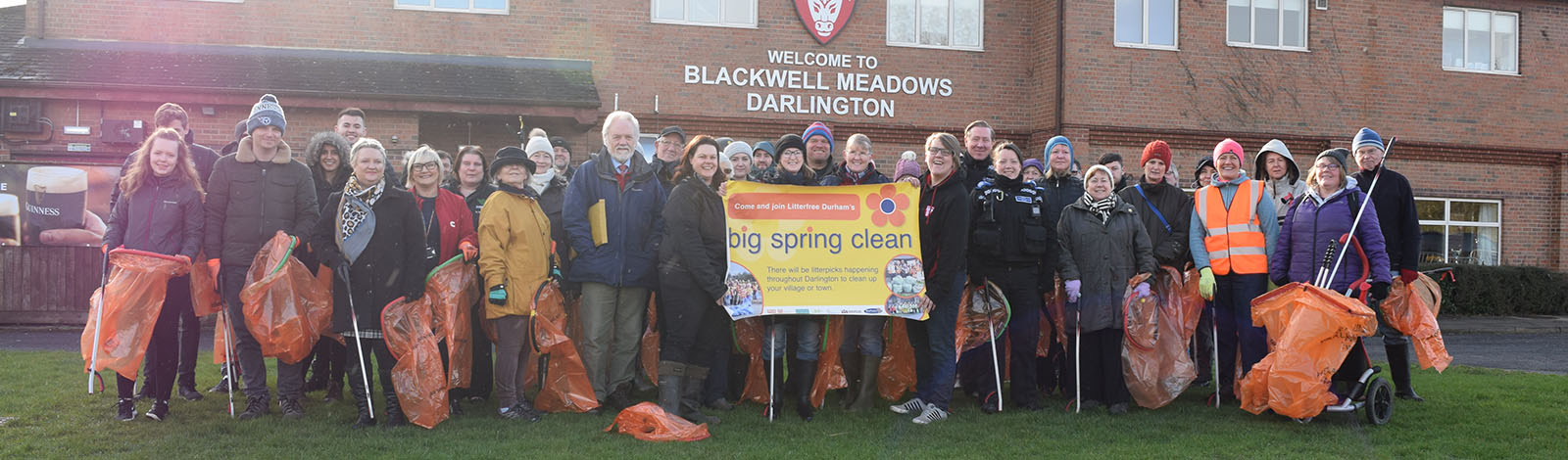 Street champions after a litter pick