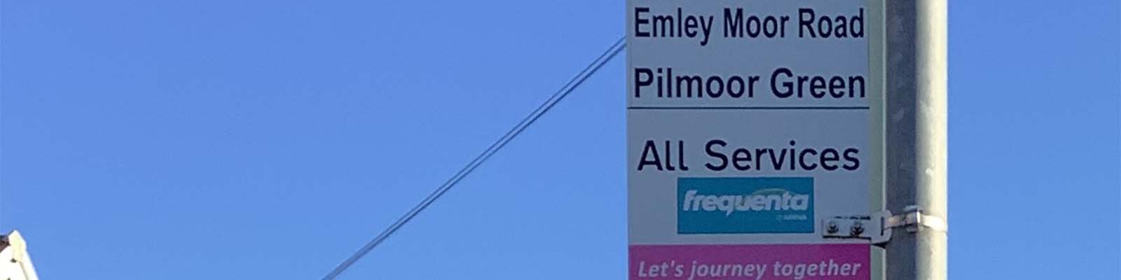 Pilmoor Green Bus stop