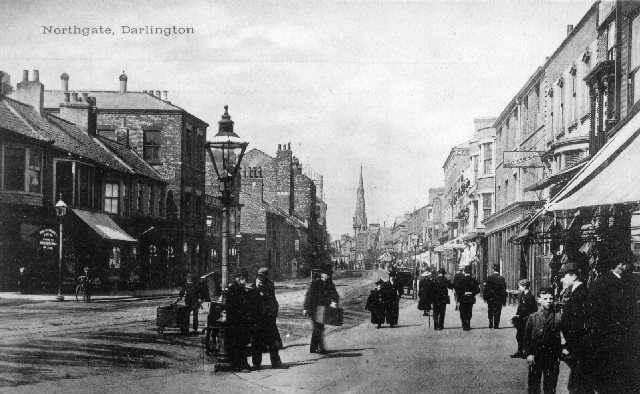 A black and white photo of Northgate from 1902
