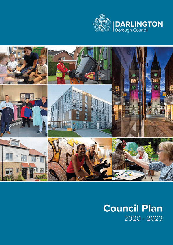 Council plan 2020-2023 front cover