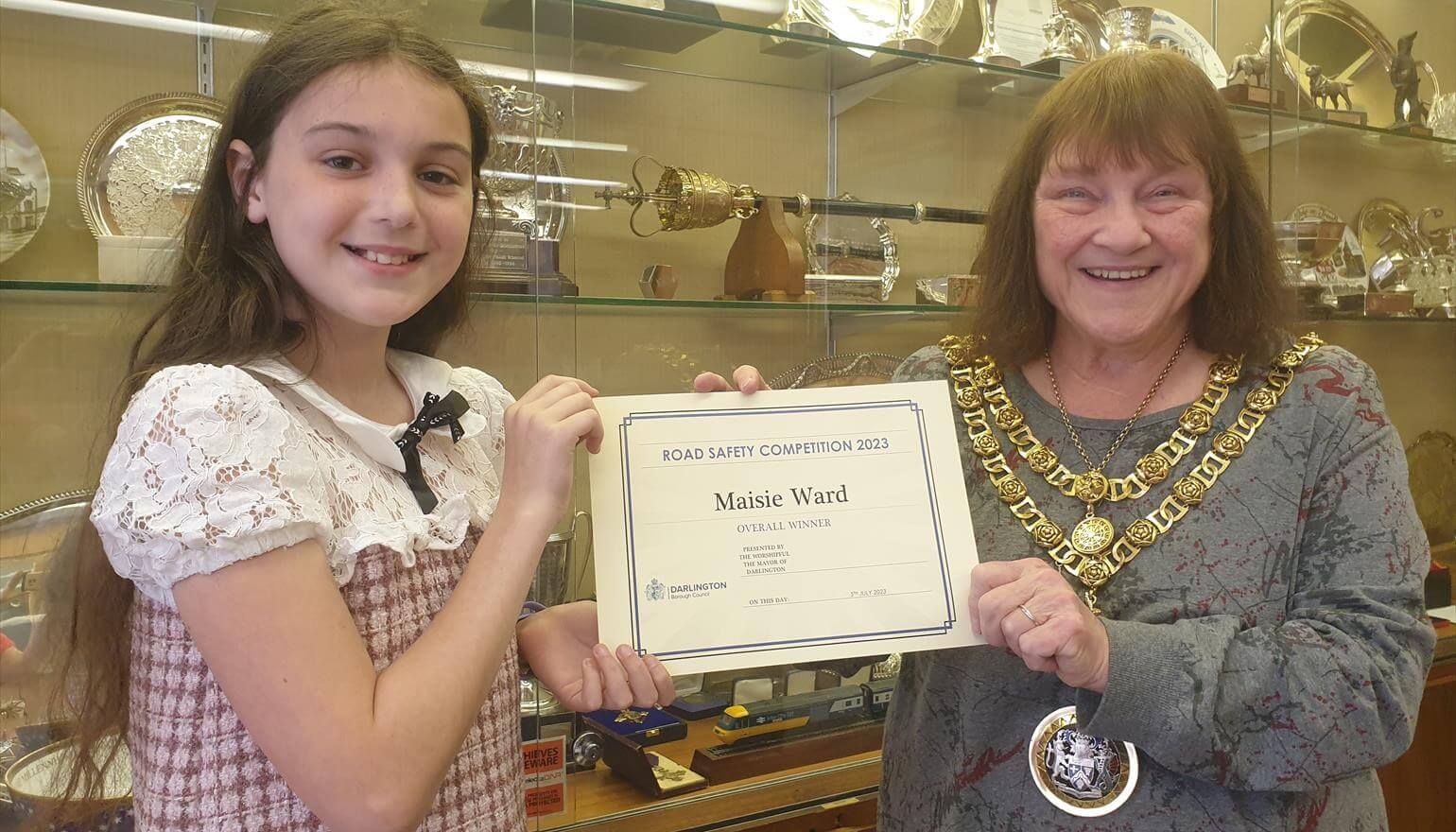 Masie is a road safety winner!