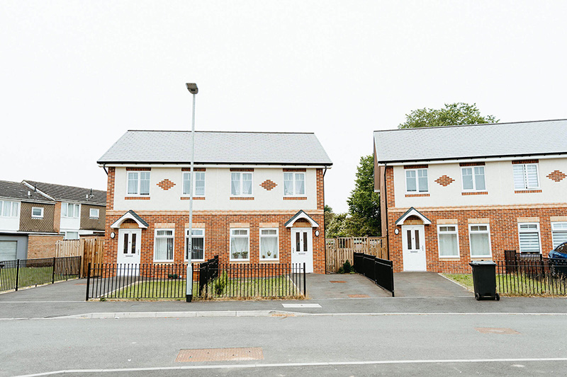 Semi detached houses