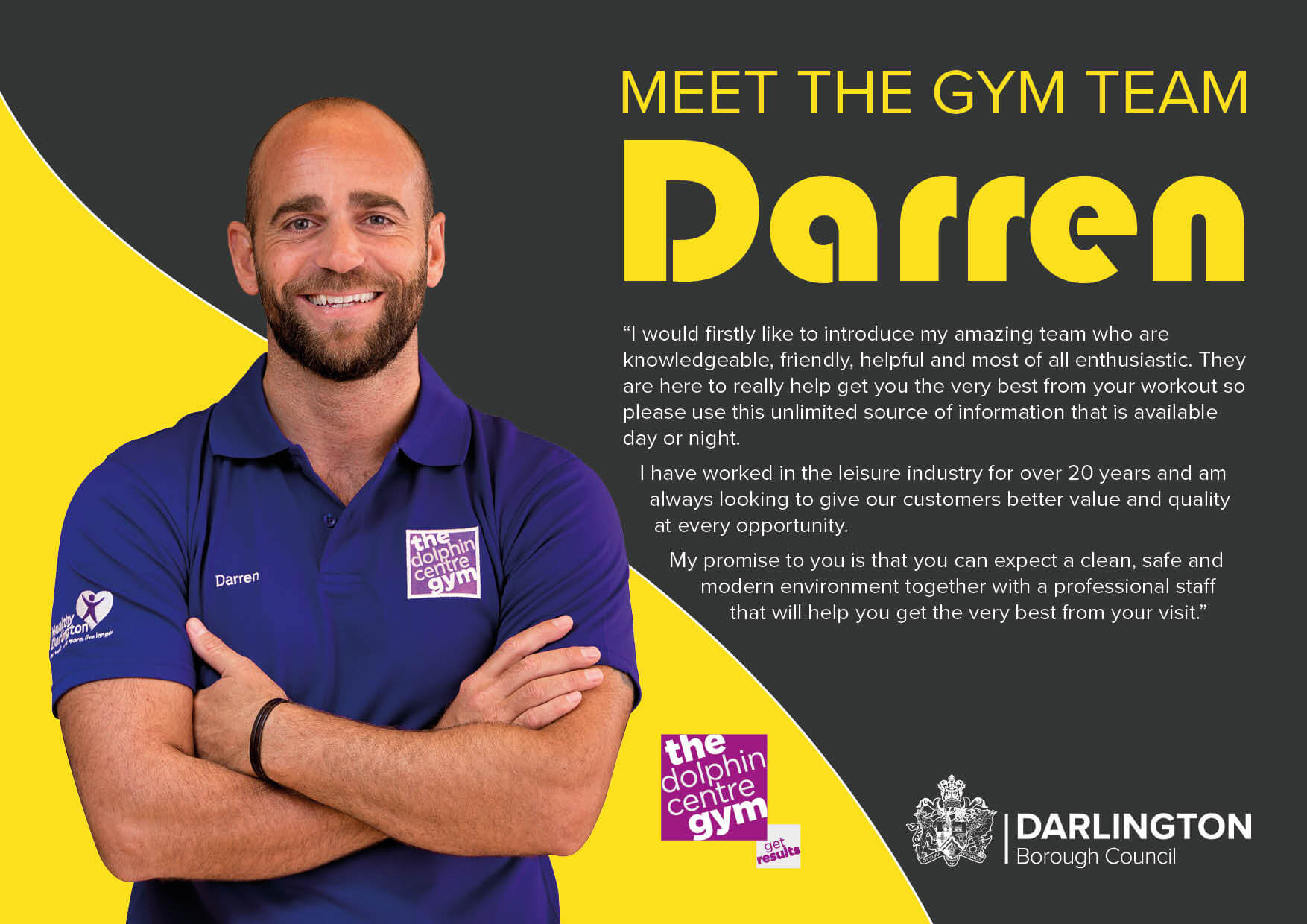 Darren, Gym Manager