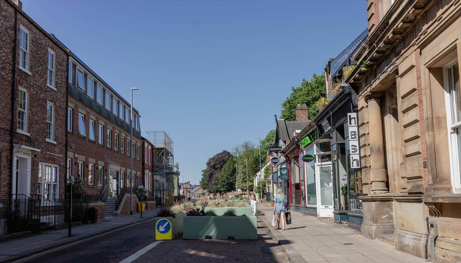 Work begins to make pavement cafes a permanent fixture