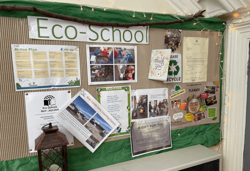 Eco school notice board