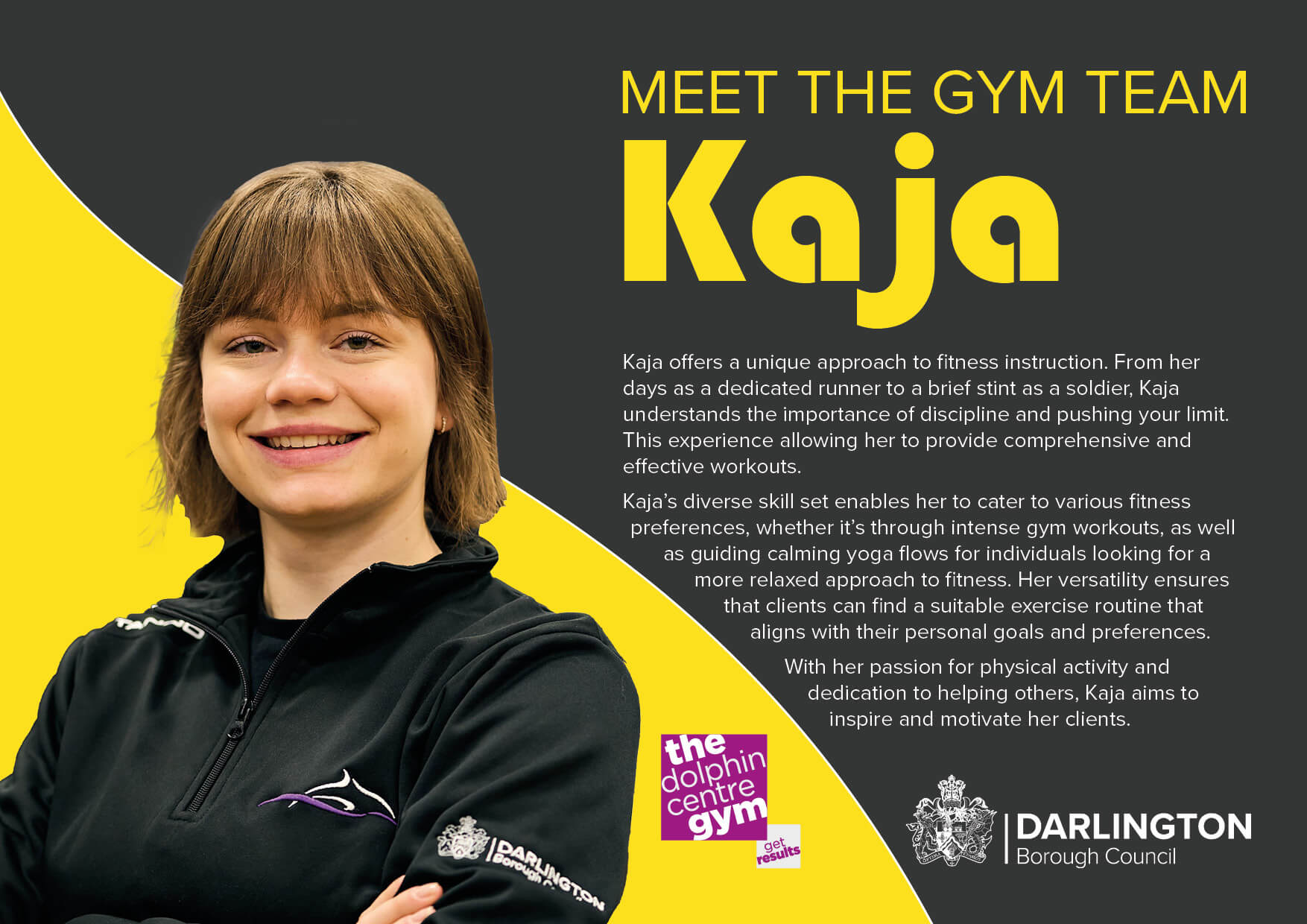 Kaja, Gym Instructor