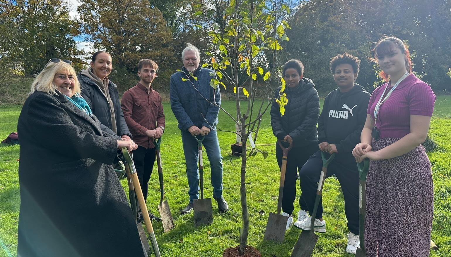 Tree planting to celebrate care leavers