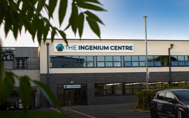 front of Ingenium building