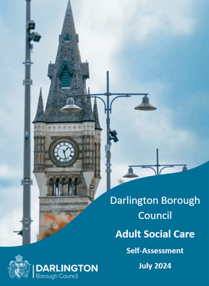 Front cover of Darlington Borough Council Self Assessment 2024
