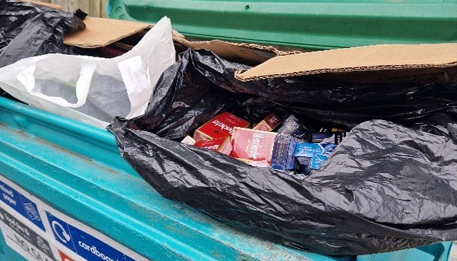 Hiding illegal vapes and cigarettes in bins a rubbish idea!