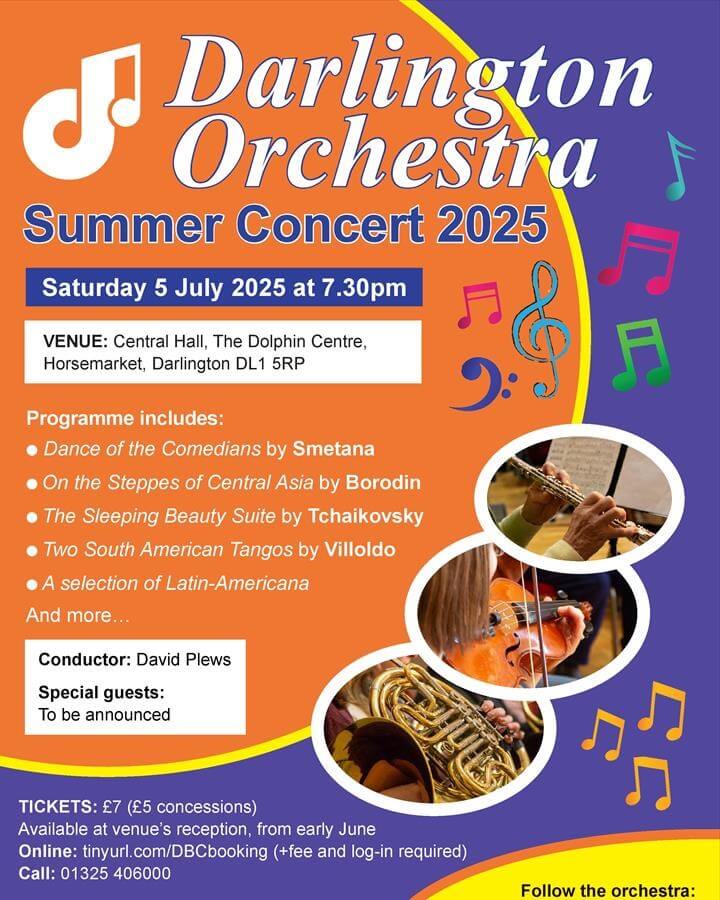 Darlington Orchestra Summer Concert 2025