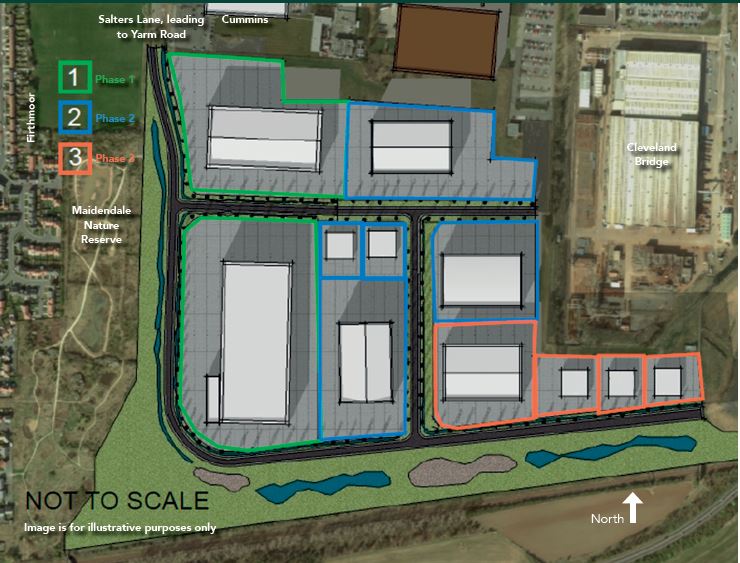 an aerial plan of Ingenium Parc