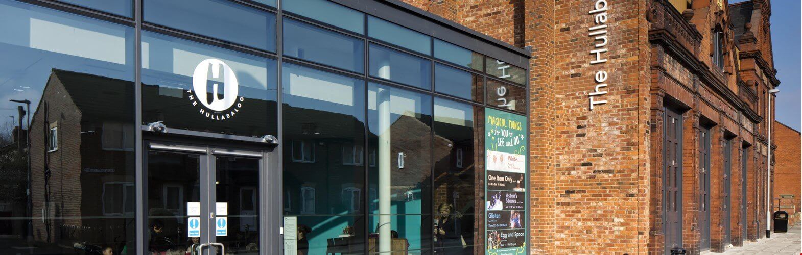 Outside the Hullaboloo theatre