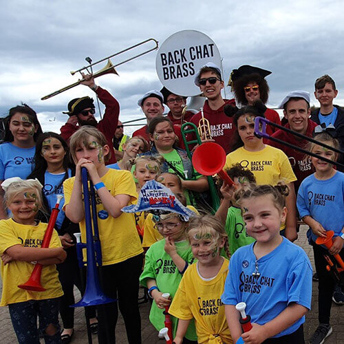 Children enjoying community activities