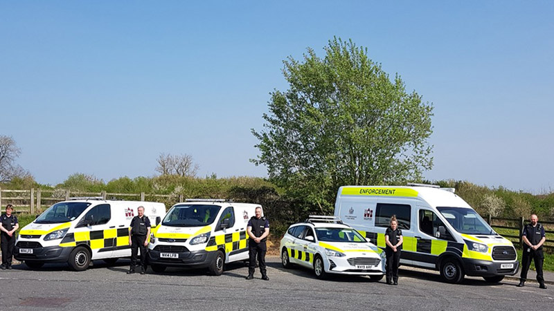 Officer and their vehicles