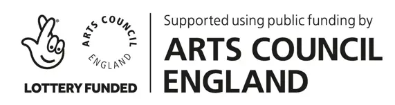 Logos for Lottery Funded and Arts Council England
